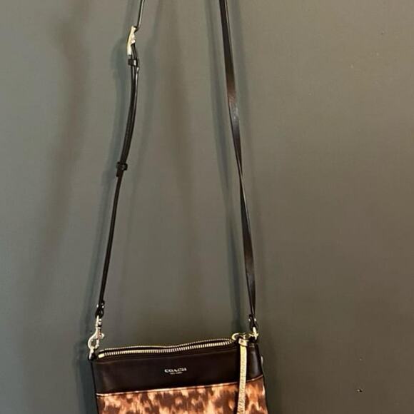 Crossbody leopard print coach crossbody - Picture 4 of 8